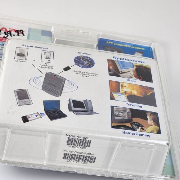 APC WMR1000G 54 Mbps 3-in-1 Wireless Mobile G Router Brand New Sealed - Picture 6 of 7